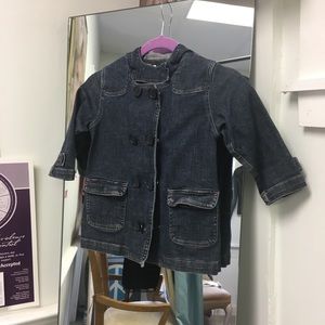 Toddler girls gap jean coat